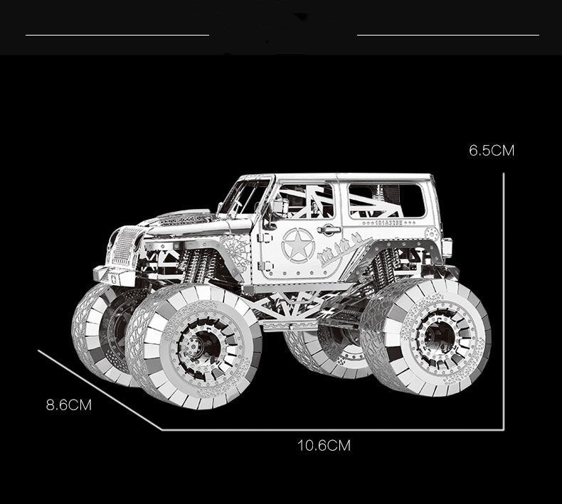 Metal assembly model DIY puzzle