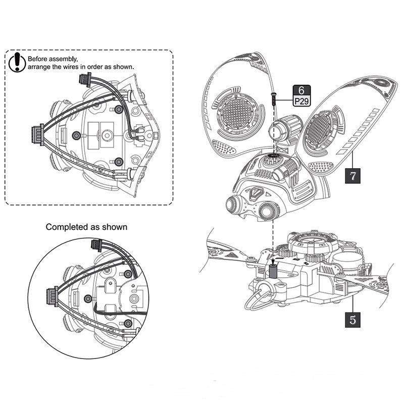 Scout Beetle ABS Plastic Metal Punk Style 3D Puzzle