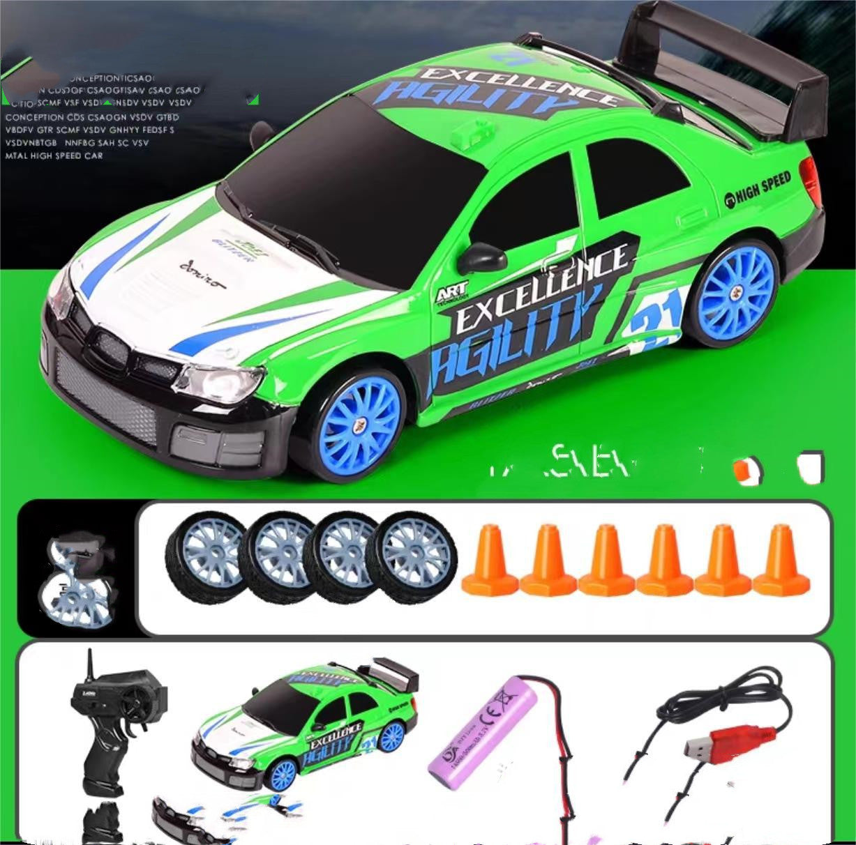 Drift Rc Car 4WD RC Drift Car Toy Remote Control GTR Model AE86 Vehicle