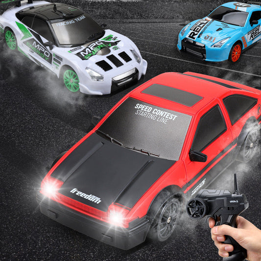 Drift Rc Car 4WD RC Drift Car Toy Remote Control GTR Model AE86 Vehicle